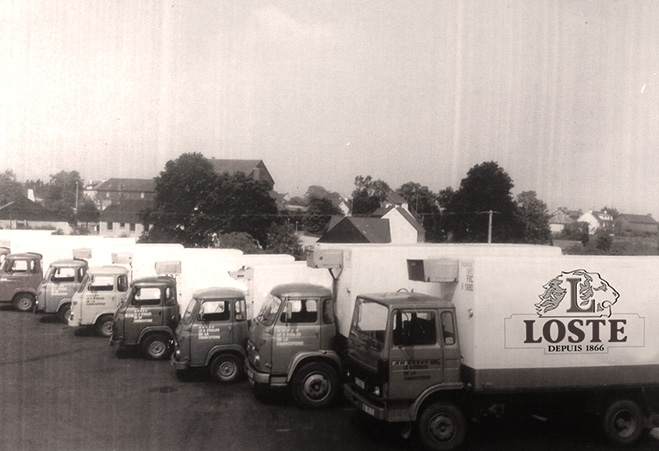 Loste Tradi France : les camions historiques